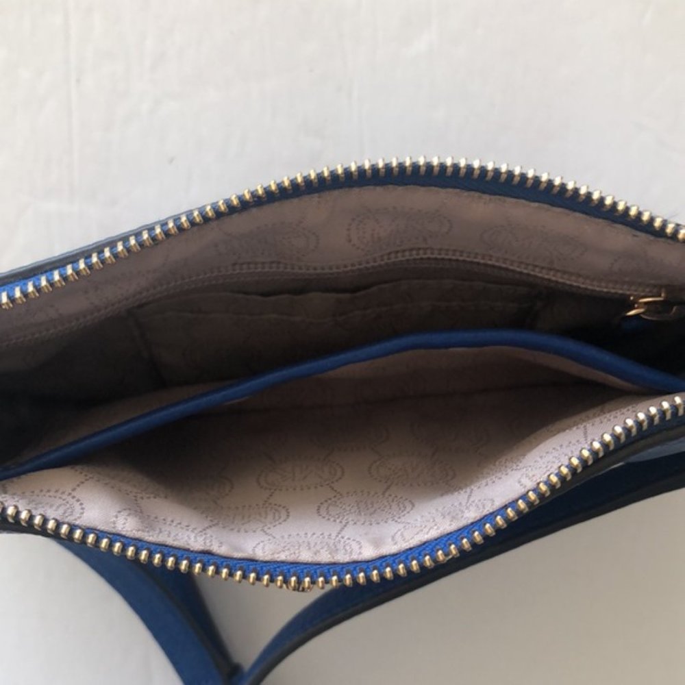 Michael Kors STUD ASTOR LEATHER CROSSBODY Royal Blue - Picture 6 of 14